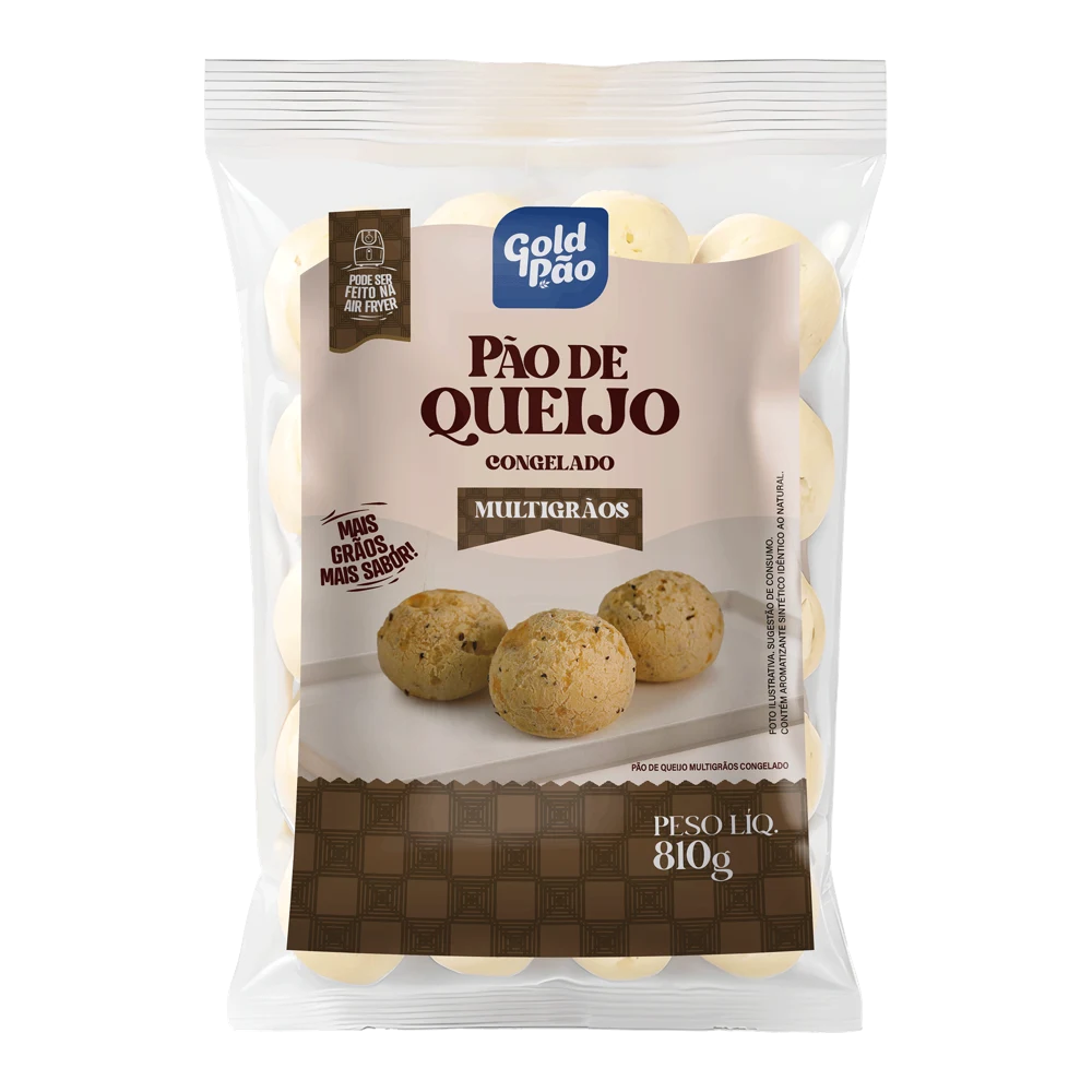 Pão de Queijo Multigrãos 810g