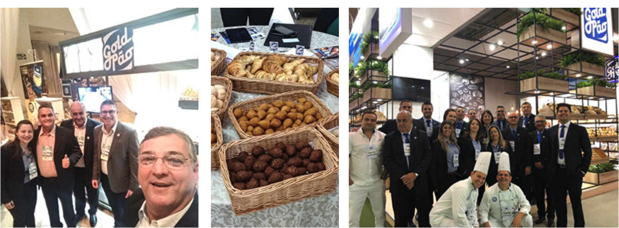 Eventos e Feiras realizados pela Gold Pão em 2019.