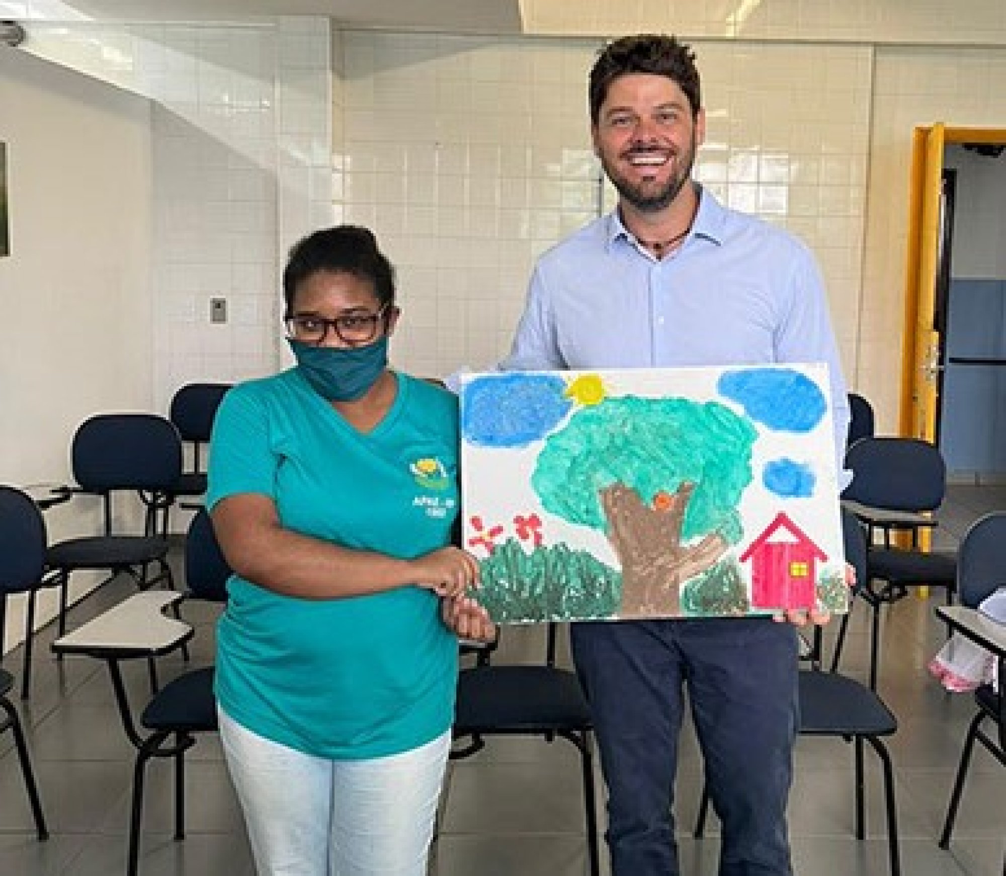 Visita do nosso CEO Lucas Capua à APAE, em Ribeirão Preto.