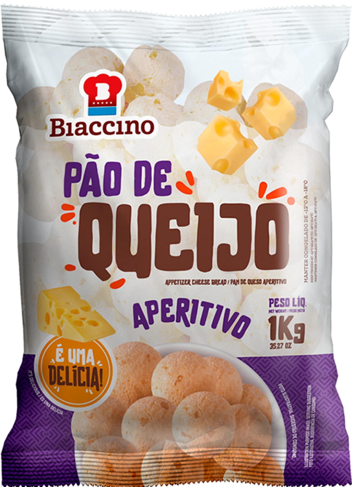 Pão de Queijo Aperitivo 1kg