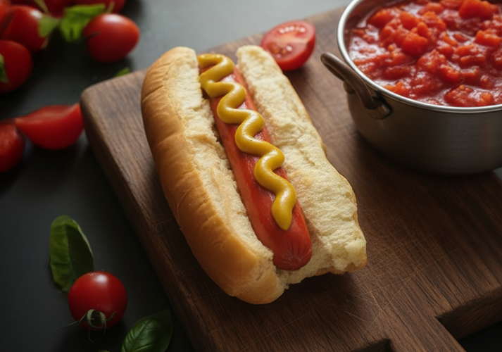 Molho de Tomate Rústico para um Cachorro-Quente Irresistível